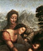 LEONARDO da Vinci Madonna with the Yarnwinder  tw oil painting artist